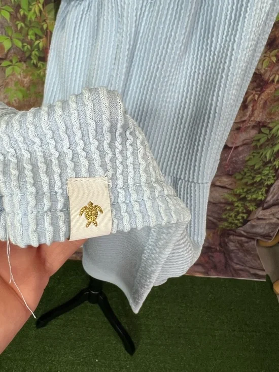 SIMPLY SOUTHERN Powder Blue Tiered Ruffled Sorority Rush Sundress, S - Picture 9 of 11